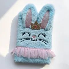 JM-8010 Crown Rabbit Fur Book A5