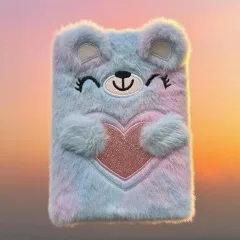 JM-8012 Colorful Bear Fur Book A5