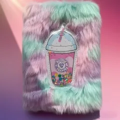 JM-8014 Stress Relief Milk Tea Fur Book A5