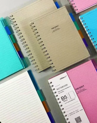 8718 - 106 page coil notebook - B5