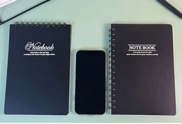 22k80 type black PP coil notebook 22k - 207 horizontal