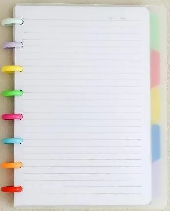 B5 Color Mushroom Clasp Binding Rope Loose-leaf Book 60 Sheets + 5 Loose-leafs