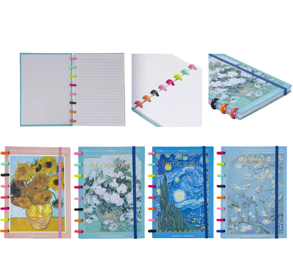 A5 Mushroom Clasp Binding Rope Book Panda 80 Sheets