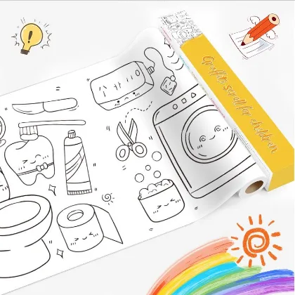 7 Series Clean Design - Graffiti Roll 300*30cm Back Adhesive