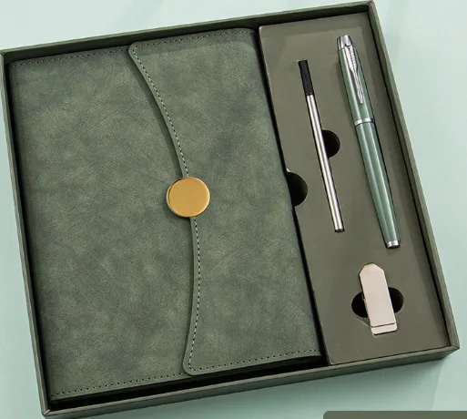 USB drive notebook set - Green