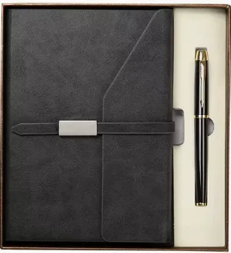Ballpoint pen notebook set - Black