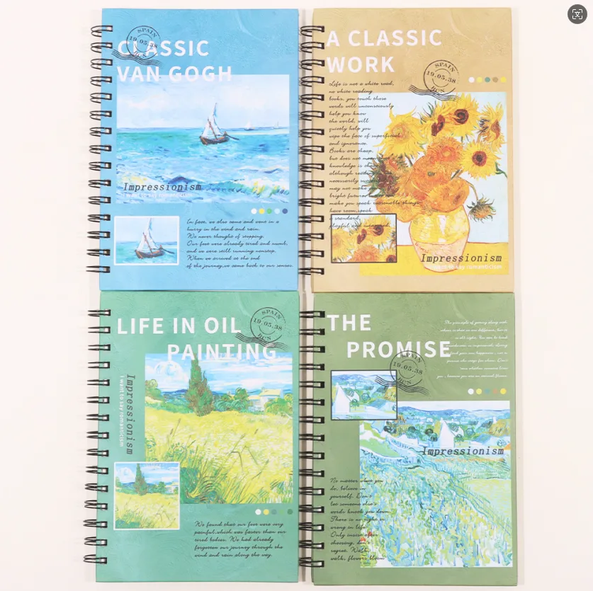 SH-A5111-80 sheets of natural scenery B5 coil book