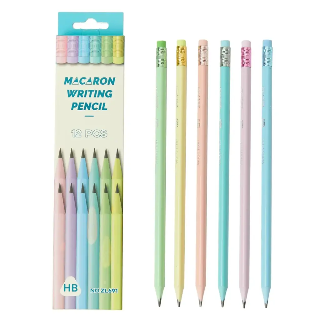ZL691 - 12 colored HB pencils