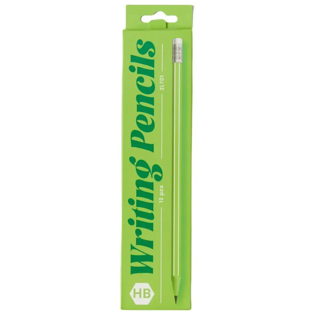 ZL701-3 - 12 HB pencils with eraser tips