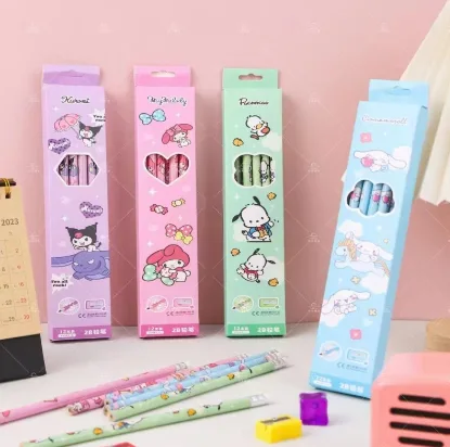BN3661 Sanrio 2B pencils 12 pieces + pencil sharpener 1