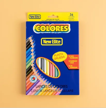 36-color plastic rod colored pencils