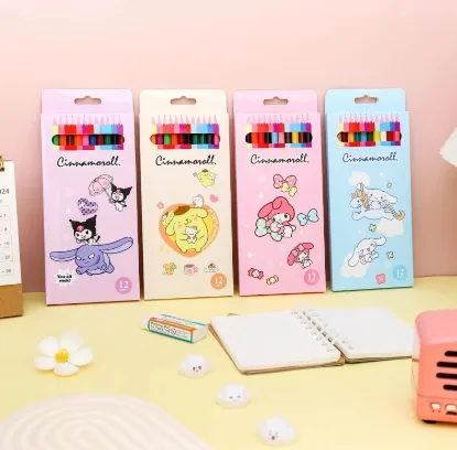 3686 Sanrio 12-color colored pencil box