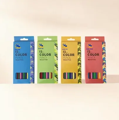 SX-9016-12 colored pencil box of 12 colors