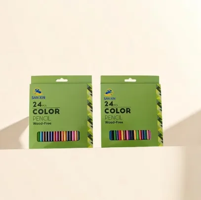SX-9016-24 colored pencil box of 24 colors