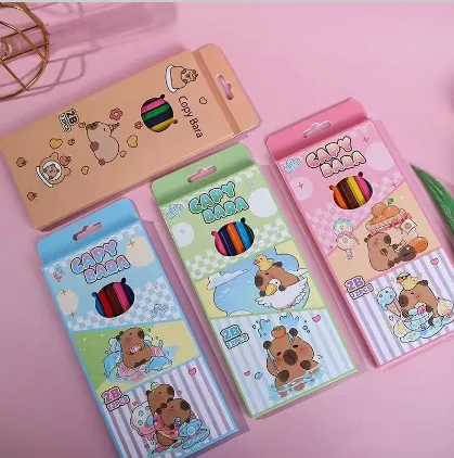 3720 Kapibara 12-color colored pencil box
