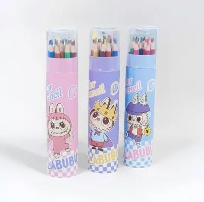 Lapubub colored pencil set in bucket, 24 colors