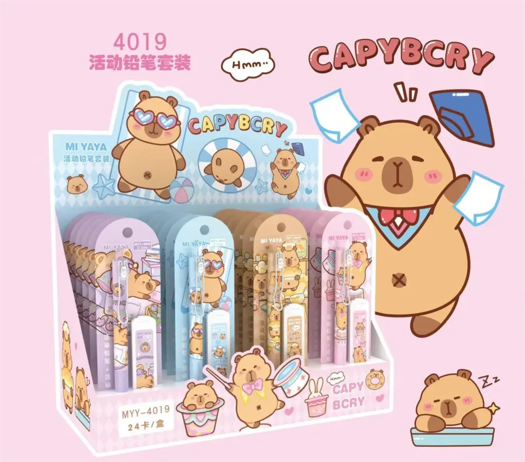 MYY-4019 Kapibara Activity Pencil Set