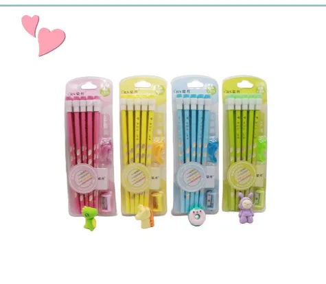 6120 Hole Punch Pencil with Shell Cover 10 pieces in card packaging