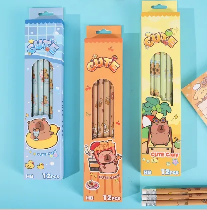 3728 Kapibara 2B pencils 12 pieces