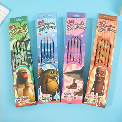 3737 Shang Hai Jing Zi 2B pencils 12 pieces