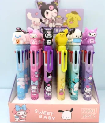 Six Color Ballpoint Pen Sanrio 23001