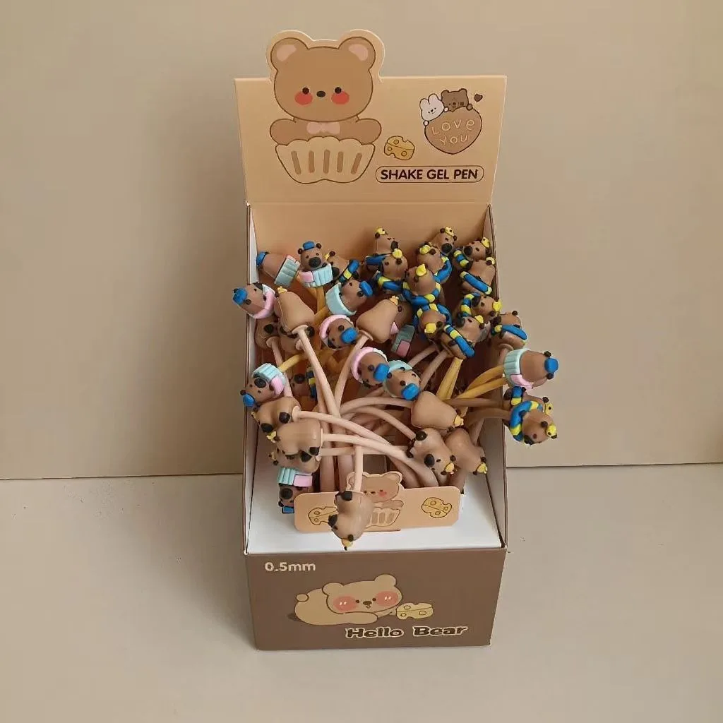 Kapibara Swimming Ring Rattle Pen 48 Pack