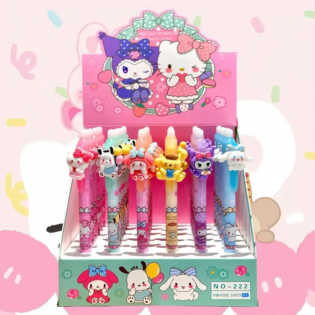 NO-222 Sanrio Pressed Erasable Neutral Pen