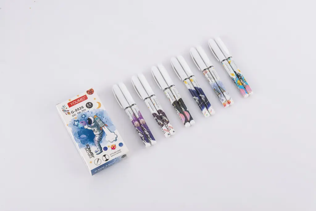 G-8026 Ballpoint Pen in Box / Flower Pattern