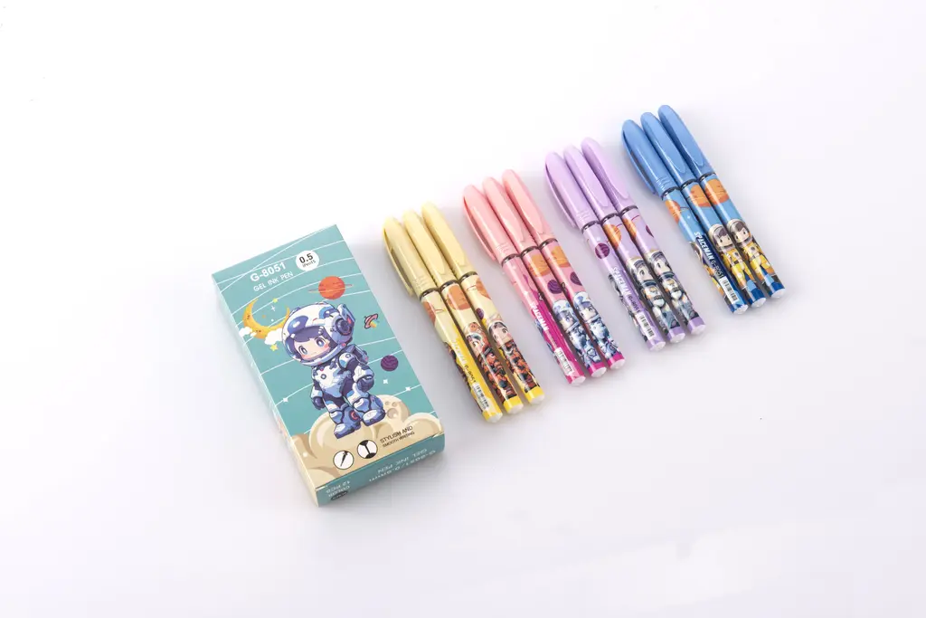 G-8051 Ballpoint Pen in Box / Flower Pattern