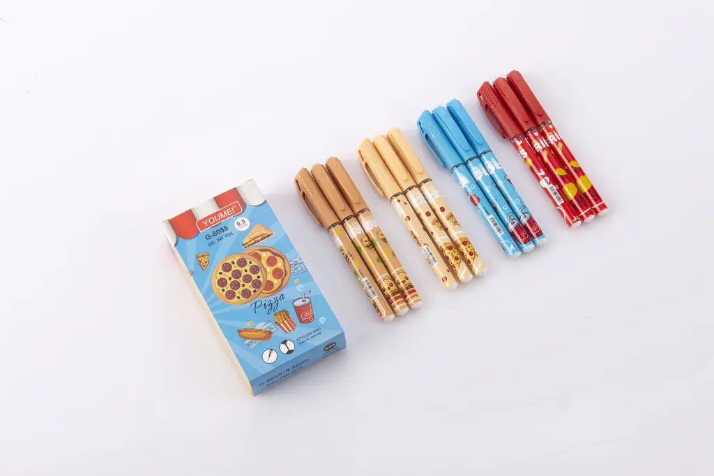 G-8055 Ballpoint Pen in Box / Flower Pattern