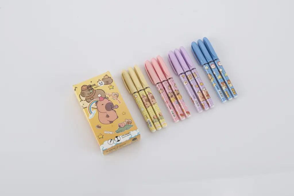 G-8056 Ballpoint Pen in Box / Flower Pattern