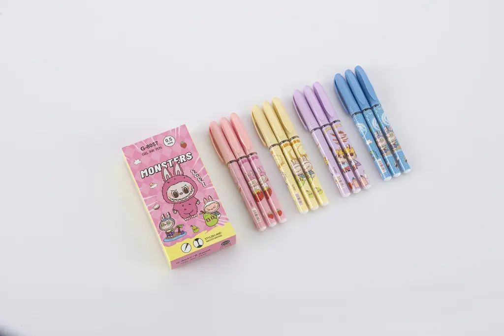 G-8057 Ballpoint Pen in Box / Flower Pattern