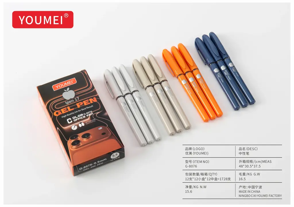 G-8076 Ballpoint Pen in Box / Flower Pattern