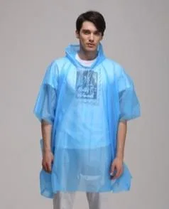 Adult PEVA Rain Poncho 50 x 80 inch - DP106