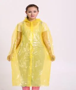 Adult Disposable PE Raincoat 65 x 115 cm - KS007