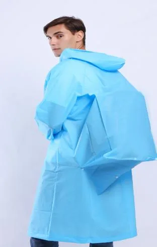 Adult EVA Raincoat M(155-165) L(165-175) XL(175-185) - KS372