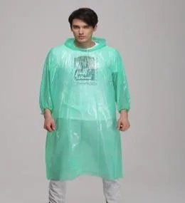 Adult Disposable PE Raincoat 85 x 110 cm - TS004