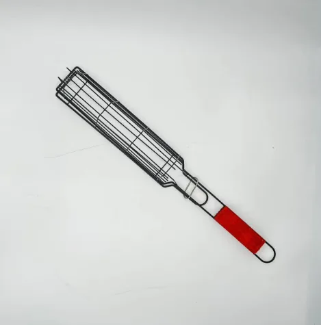 BBQ Grill Basket with Wooden Handle - 4*40CM - 587B