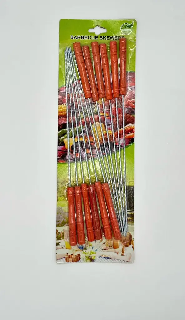 Bamboo BBQ Skewer Set - 30*0.2cm/12pc - MH12