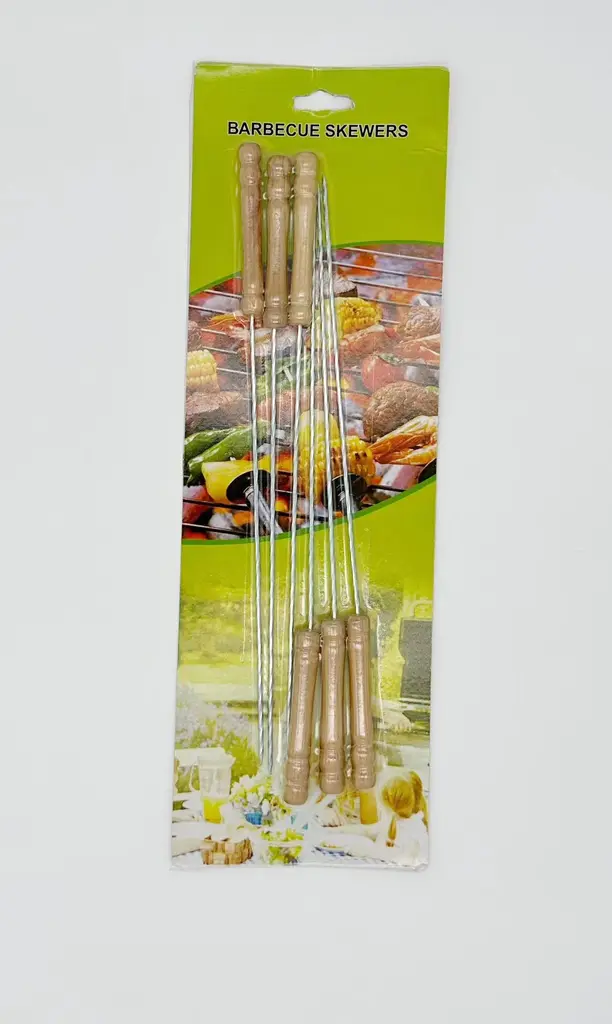 Bamboo BBQ Skewer Set - 30*0.2cm/6pc - MH6