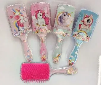 Cushion Hair Brush - 6586独角兽