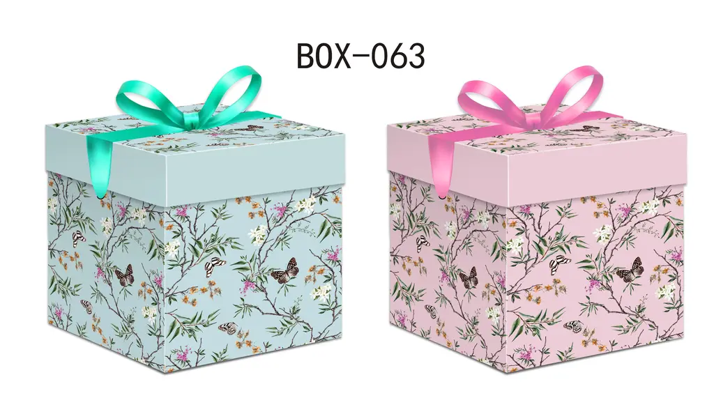 Printed Gift Box - Small | 15*15*15CM | 063