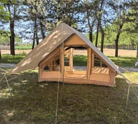 Inflatable Tent with Extended Awning - 6-3-6-PU