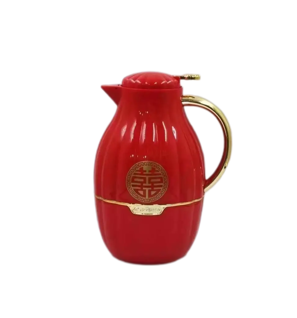 PP Plastic Glass-Lined Vacuum Jug 1.55L - JLM-5452-1.55L - Wedding Red