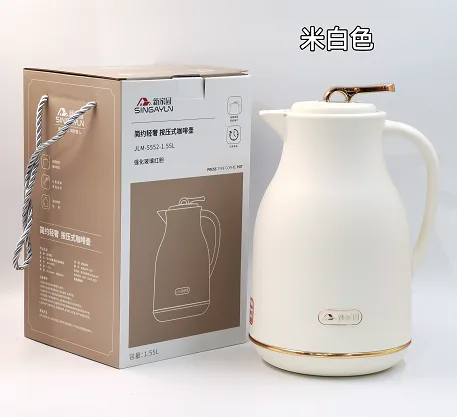 PP Plastic Glass-Lined Vacuum Jug 1.55L - JLM-5552-1.55L - Off White