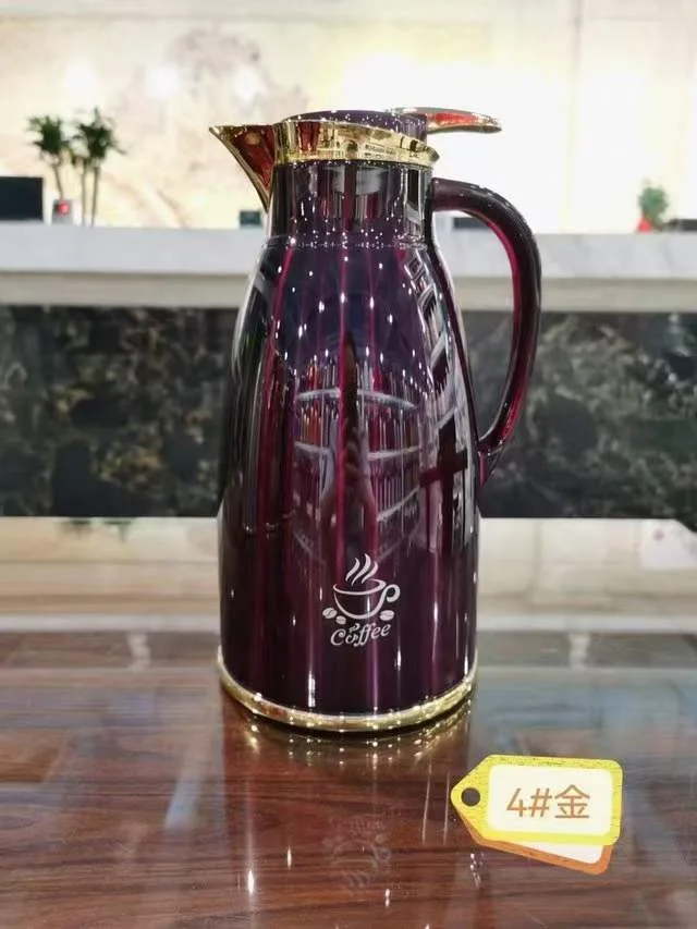 Steel-Body Glass-Lined Vacuum Jug 1.6L - JLS-3472A-1.6L - 4# Purple and Gold