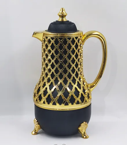 Steel-Body Glass-Lined Vacuum Jug 1.0L - JLS-4902-1.0L - Black