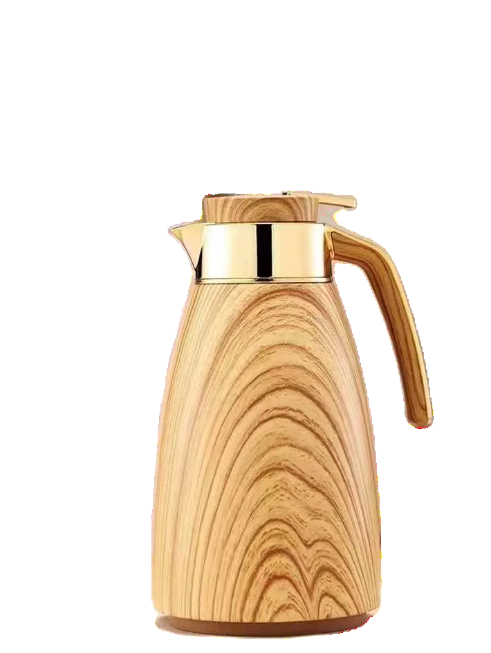 Steel-Body Glass-Lined Vacuum Jug 1.6L - JLS-6102-1.6L - Beechwood