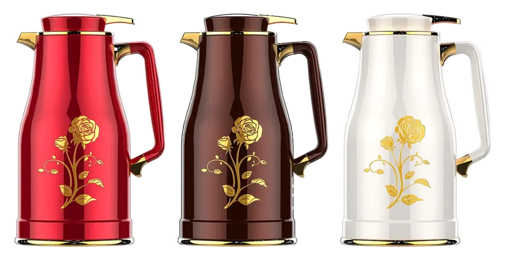 Steel-Body Glass-Lined Vacuum Jug 1.6L - JLS-6122-1.6L - 6# White