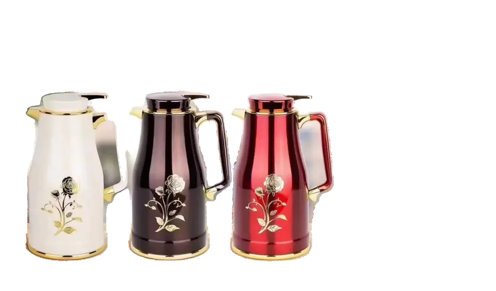 Steel-Body Glass-Lined Vacuum Jug 1.6L - JLS-6122-1.6L - 78# Red